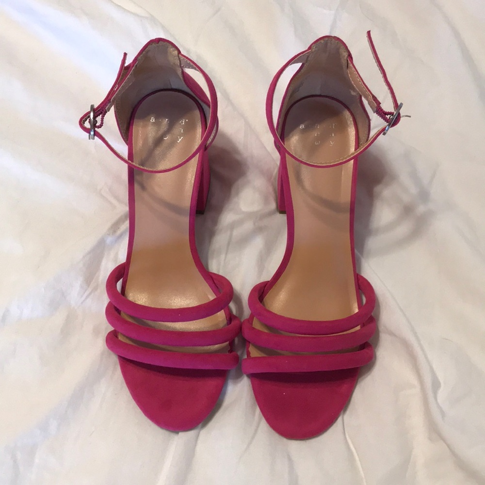 Hot Pink Strappy Heals